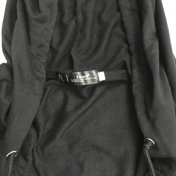 Zip up Zip Cuff cotton cardigan - Picture 3 of 3